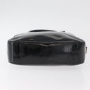 Salvatore Ferragamo Tote Bag Patent leather Black Silver Auth bs34940-5