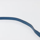 CELINE Circle Shoulder Bag Leather Blue Gold Auth bs34941-8