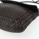 BOTTEGA VENETA INTRECCIATO Shoulder Bag Leather Brown Auth bs34942-9