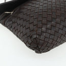 BOTTEGA VENETA INTRECCIATO Shoulder Bag Leather Brown Auth bs34942-14