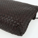 BOTTEGA VENETA INTRECCIATO Shoulder Bag Leather Brown Auth bs34942-15