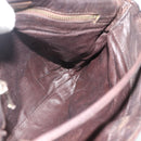 BOTTEGA VENETA INTRECCIATO Shoulder Bag Leather Brown Auth bs34942-17