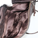 BOTTEGA VENETA INTRECCIATO Shoulder Bag Leather Brown Auth bs34942-12