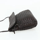 BOTTEGA VENETA INTRECCIATO Shoulder Bag Leather Brown Auth bs34942-3