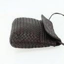 BOTTEGA VENETA INTRECCIATO Shoulder Bag Leather Brown Auth bs34942-4