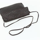 BOTTEGA VENETA INTRECCIATO Shoulder Bag Leather Brown Auth bs34942-7