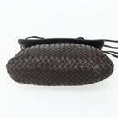 BOTTEGA VENETA INTRECCIATO Shoulder Bag Leather Brown Auth bs34942-5