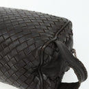 BOTTEGA VENETA INTRECCIATO Clutch Bag Leather Brown Auth bs34943-15