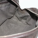 BOTTEGA VENETA INTRECCIATO Clutch Bag Leather Brown Auth bs34943-18