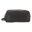 BOTTEGA VENETA INTRECCIATO Clutch Bag Leather Brown Auth bs34943-13
