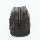BOTTEGA VENETA INTRECCIATO Clutch Bag Leather Brown Auth bs34943-4