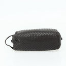 BOTTEGA VENETA INTRECCIATO Clutch Bag Leather Brown Auth bs34943-6
