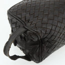 BOTTEGA VENETA INTRECCIATO Clutch Bag Leather Brown Auth bs34943-14