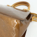 LOUIS VUITTON Monogram Vernis Forsyth Handtas Brons M91113 LV Auth bs34944-9