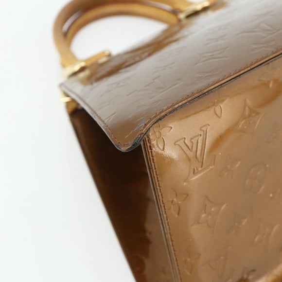 LOUIS VUITTON Monogram Vernis Forsyth Handtas Brons M91113 LV Auth bs34944