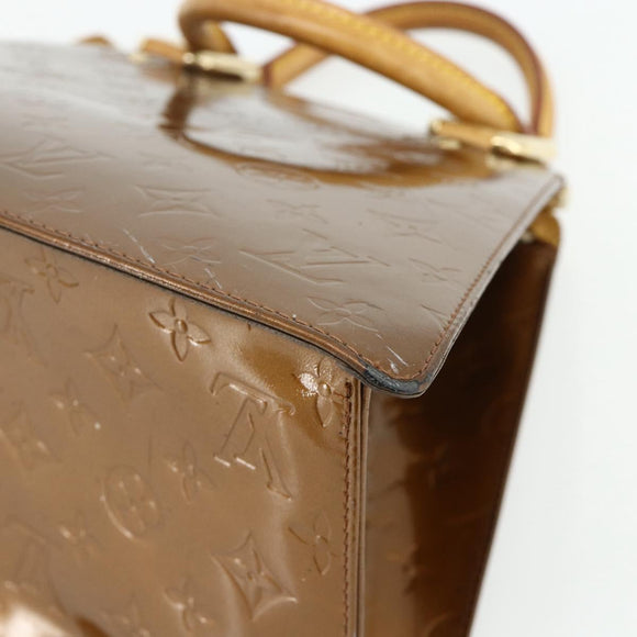 LOUIS VUITTON Monogram Vernis Forsyth Handtas Brons M91113 LV Auth bs34944