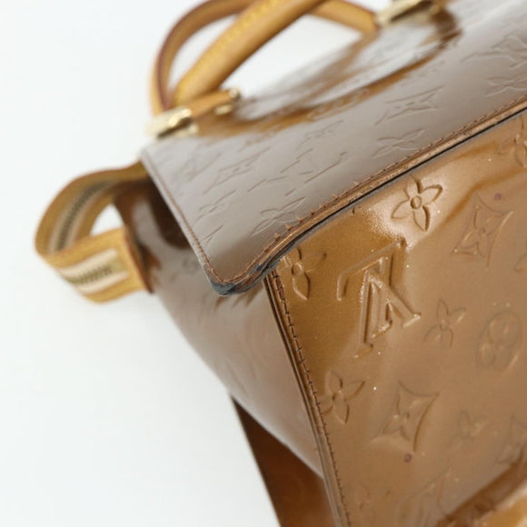 LOUIS VUITTON Monogram Vernis Forsyth Handtas Brons M91113 LV Auth bs34944