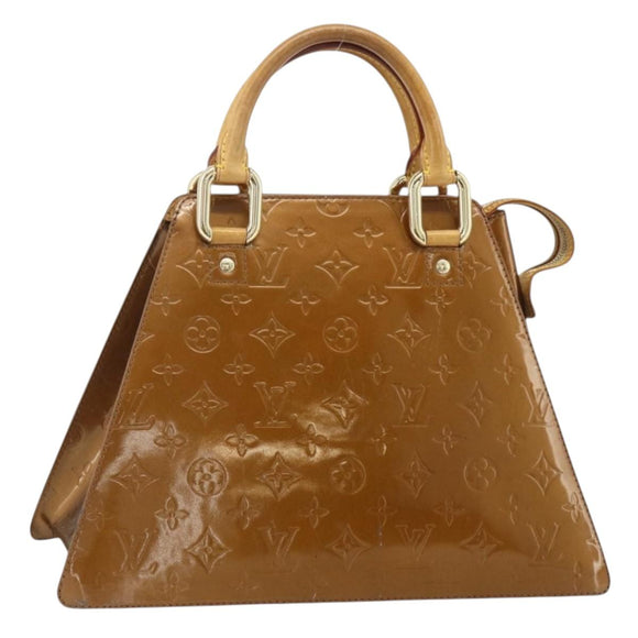 LOUIS VUITTON Monogram Vernis Forsyth Handtas Brons M91113 LV Auth bs34944