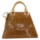 LOUIS VUITTON Monogram Vernis Forsyth Handtas Brons M91113 LV Auth bs34944-2
