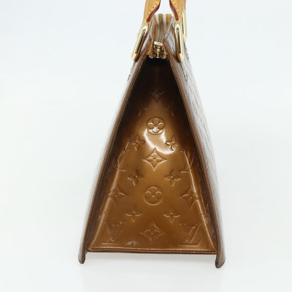 LOUIS VUITTON Monogram Vernis Forsyth Handtas Brons M91113 LV Auth bs34944