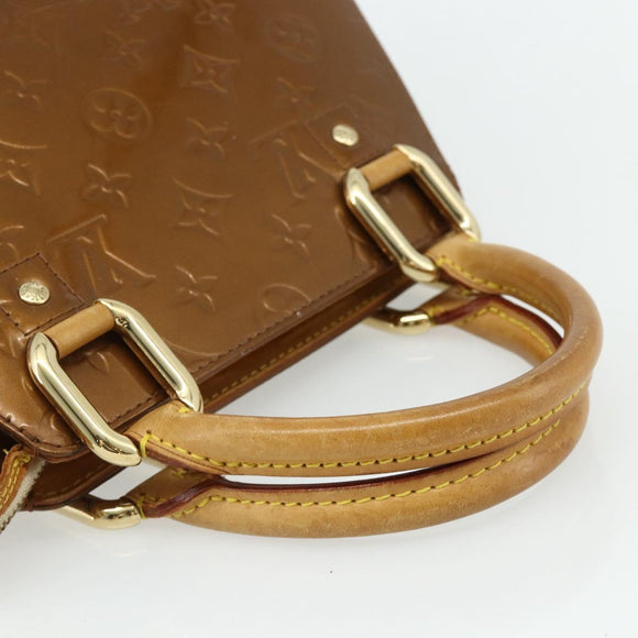 LOUIS VUITTON Monogram Vernis Forsyth Handtas Brons M91113 LV Auth bs34944