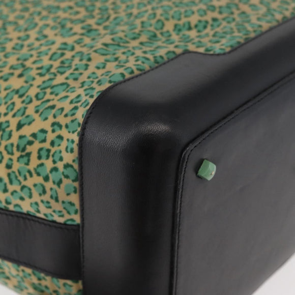 BOTTEGA VENETA Shoulder Bag Nylon Green Auth bs34945