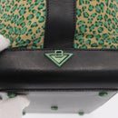 BOTTEGA VENETA Shoulder Bag Nylon Green Auth bs34945-17