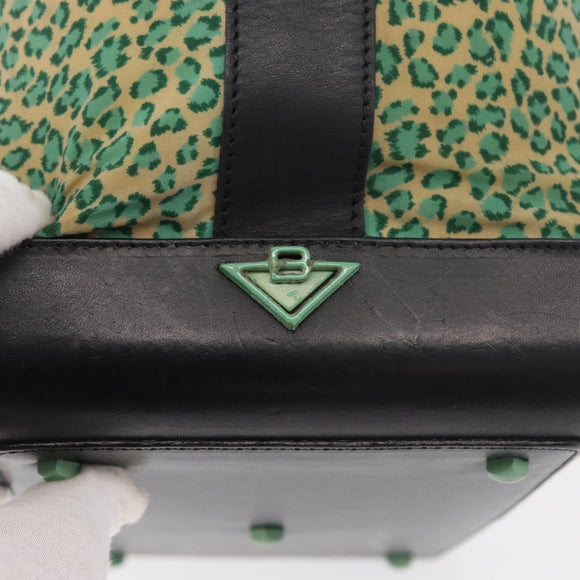 BOTTEGA VENETA Shoulder Bag Nylon Green Auth bs34945