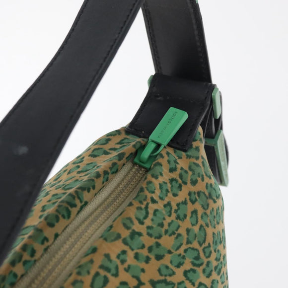 BOTTEGA VENETA Shoulder Bag Nylon Green Auth bs34945