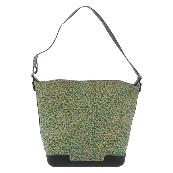 BOTTEGA VENETA Shoulder Bag Nylon Green Auth bs34945