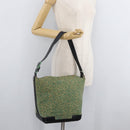 BOTTEGA VENETA Shoulder Bag Nylon Green Auth bs34945-23