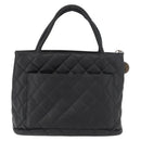 CHANEL Standard Tote Bag Caviar Skin Black Silver CC Auth bs34946-2