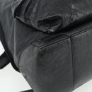 BALENCIAGA Backpack Leather Black Silver 409010 Auth bs34947-13