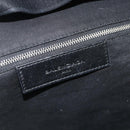 BALENCIAGA Backpack Leather Black Silver 409010 Auth bs34947-18