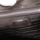 PRADA Business Bag Safiano leather Ivory Silver Auth bs34948A-19