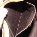 Miu Miu Hand Bag Suede 2way Yellow Gold Auth bs34949-26