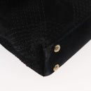 CHANEL Wild Stitch Chain Shoulder Bag Wildleder Schwarz Gold CC Auth bs34950A-15
