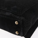 CHANEL Wild Stitch Chain Shoulder Bag Wildleder Schwarz Gold CC Auth bs34950A-9