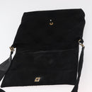 CHANEL Wild Stitch Chain Shoulder Bag Wildleder Schwarz Gold CC Auth bs34950A-19