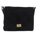 CHANEL Wild Stitch Chain Shoulder Bag Wildleder Schwarz Gold CC Auth bs34950A-13