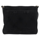 CHANEL Wild Stitch Chain Shoulder Bag Wildleder Schwarz Gold CC Auth bs34950A-2