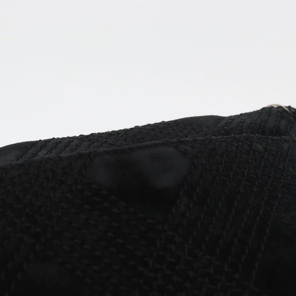 CHANEL Wild Stitch Chain Shoulder Bag Wildleder Schwarz Gold CC Auth bs34950A