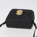 Miu Miu Shoulder Bag Straw Black Gold Auth bs34953V-6