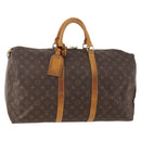LOUIS VUITTON Monogram Keepall 50 Boston Bag M41426 LV Auth bs34957-1