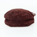 BOTTEGA VENETA Shoulder Bag Suede Bordeaux Gold Auth bs34964-5