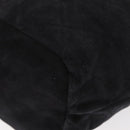 PRADA Chain Shoulder Bag Suede Black Gold Auth bs34965-14