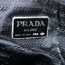 PRADA Chain Shoulder Bag Suede Black Gold Auth bs34965-18