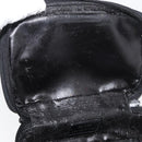 GUCCI Horsebit Vanity Bag Hand Bag Suede Black Silver 032 1705 0141 Auth bs34967-16