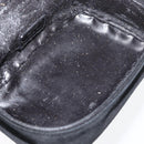 GUCCI Horsebit Vanity Bag Hand Bag Suede Black Silver 032 1705 0141 Auth bs34967-17