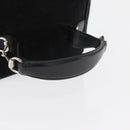 GUCCI Horsebit Vanity Bag Hand Bag Suede Black Silver 032 1705 0141 Auth bs34967-7